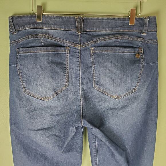 Democracy Womens Mid-rise AB Solution Skinny Jegging Size 16 - Picture 4 of 6